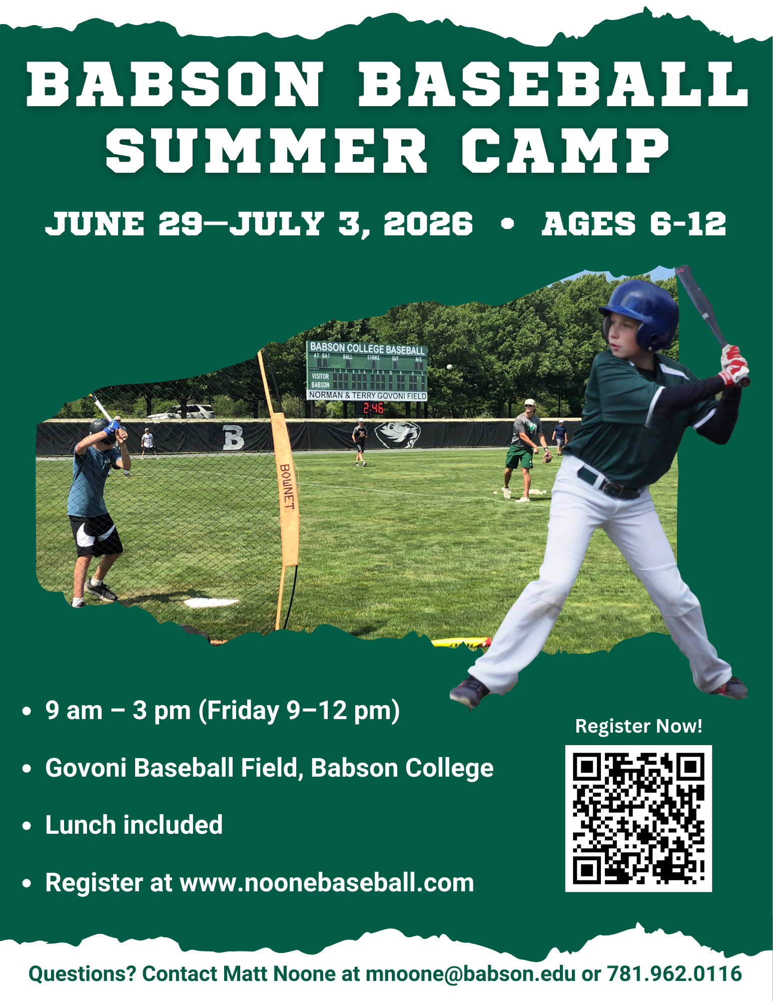 2026 Babson Camp Flier